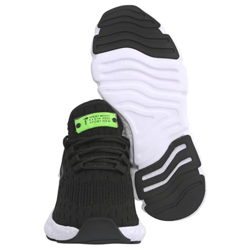 Tenis Masculino Academia Corrida Knit Confortavel Ultra Leve Originalk WB (Preto, BR, Adulto, Numéri