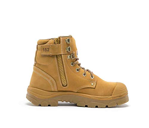 image for Steel Blue 'Argyle' 332152 Wheat Steel Toe Cap Safety Work Boots. Zip.