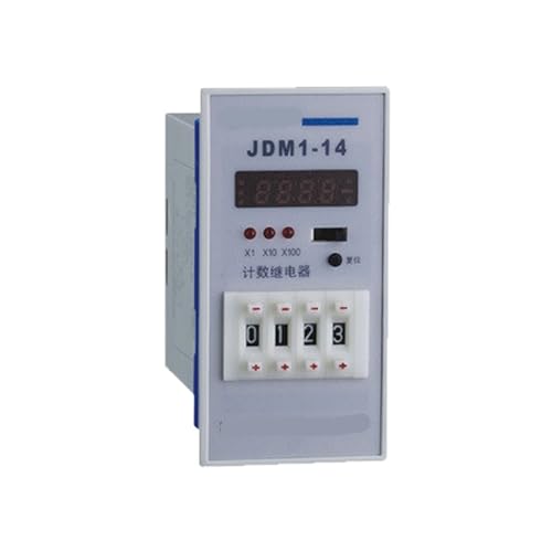 Relé de conteo JDM1-14 AC380V con memoria digital y alta precisión cíclica