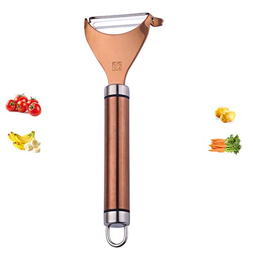 Schäler Edelstahl 304 Hautschäler Multifunktion Melonen Obst Kartoffel Gemüse Aktenvernichter Für Küche,C