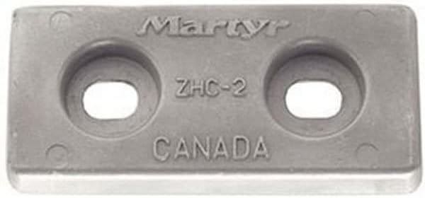 CMZHC2AA, Aluminum Alloy Pleasurecraft ZHC-2 Medium Streamlined Bolt-on hull anode