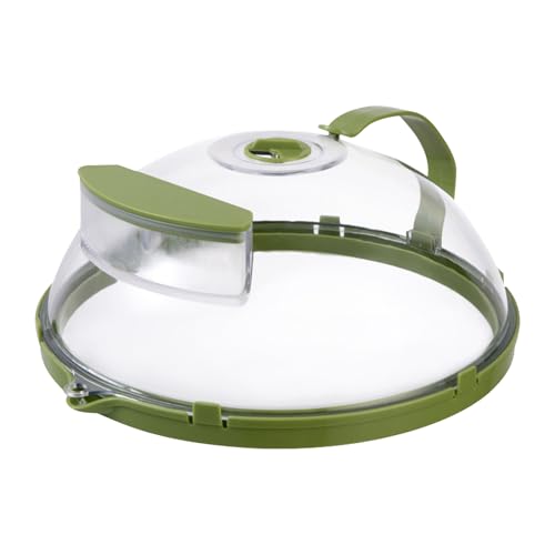 Cubierta Microondas | Tapa Con Asa Que Absorbe Jugos De Alimentos - Protector de Calor Encimera - para Horno, Microondas, Cocina, Hogar, Encimera, Cocción, Restaurante, Vaporera