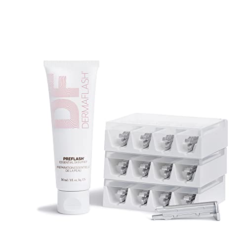 DERMAFLASH ESSENTIALS Dermaplaning Replenishment Kit for Women (C...