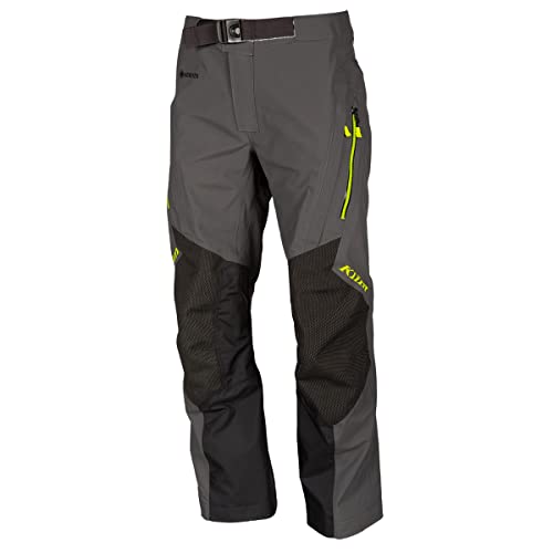 KLIM Raptor GTX Overshell Dual-Sport Motorcycle Pants Men's (34, Asphalt - Hi-Vis)