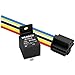 Weasch 2 Pack JD1914 Car Relay Harness, 12V 40A 5-Pin SPDT, with Interlocking Relay Socket and Wiring Harness for Automotive Truck Motorcycle Boat