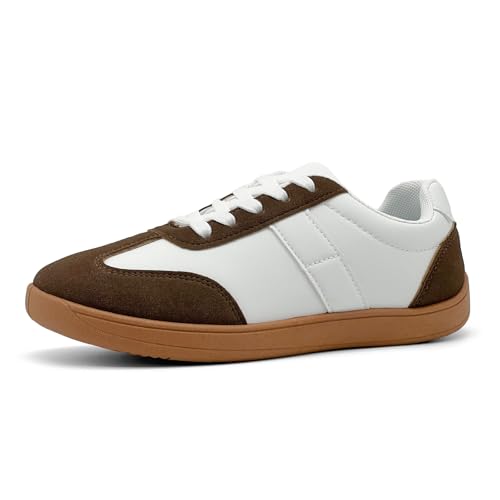 Fashion Sneakers for Women Men, Classic Casual Retro Trainer Shoes Low-Top Comfortable Breathable Walking Flat Tennis Shoes - Main Image