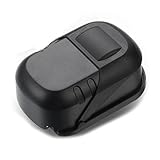 LYVQZPWLR Portllave magnética con Cierre, Caja de Seguridad con Llave y combinación de 4 dígitos, Resistente a la Intemperie, for Guardar Llaves en Interiores(Schwarz)