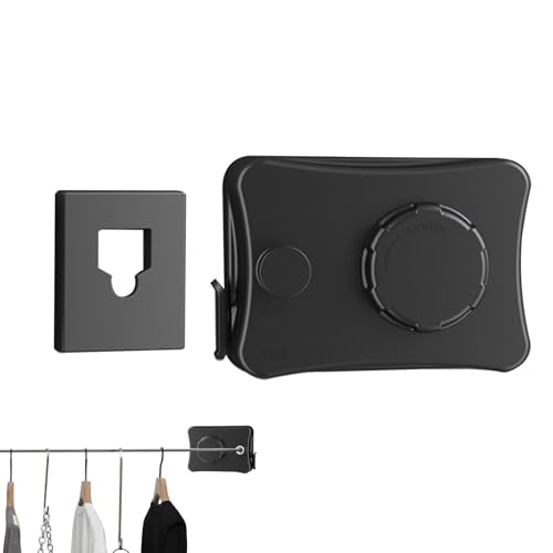 Corde à linge rétractable pour sécher discrètement dans le salon - 8