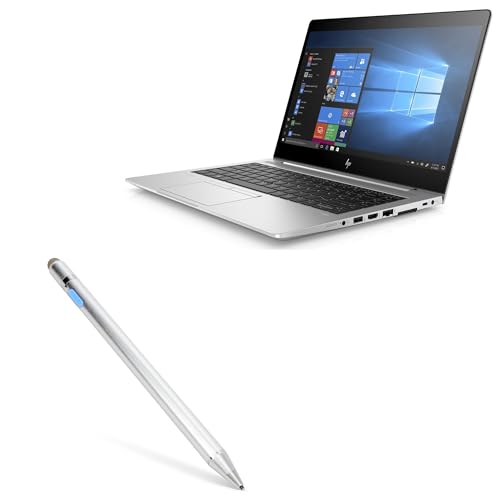 BoxWave Stylus Pen Compatible with HP EliteBook 840 G6 - AccuPoint Active Stylus, Electronic Stylus with Ultra Fine Tip - Metallic Silver