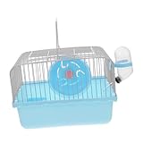 Amplio : proporciona un área grande para que su mascota deambule y juegue, lo que garantiza que suficiente para mantenerse , jaula de viaje para hámster, transportador de chinchilla