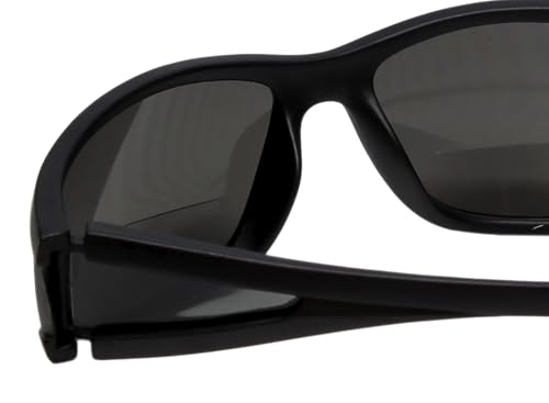 Image of Calabria PC7331BF-AP Polarized BiFocal Reading Sunglasses Men Women - Wrap Around Sports Frame | UV Protection Polarized Lens