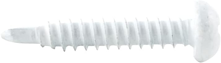 AP Products 012-PTK500W 8X1-1/2 White #8 Self-Tapping Pan Head Tri-Screws - 1.5", 500 Pack