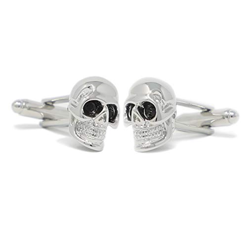 Gemelos de calavera con caja logo pirata miniatura 3