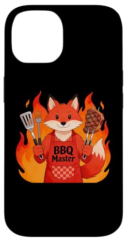 Red Fox Cooking Grill BBQ Funny Gift Red Fox �X�}�z�P�[�X iPhone 14 �p