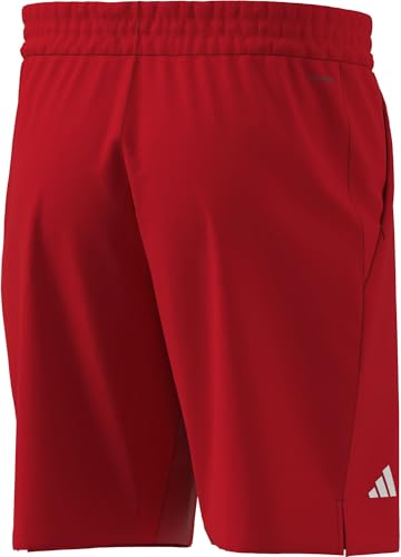 adidas Herren Club Tennis Climacool 3-Stripes Shorts, Pure Ruby, XL 7 inch