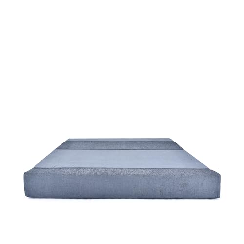 Image of Three Seater Sofa Cum Bed 5x6 Ft with Soft Foam Cushioning, Comfortable Foldable Sofa Bed for Living Room, Bedroom, Guest Room & Office(Slate Blue)