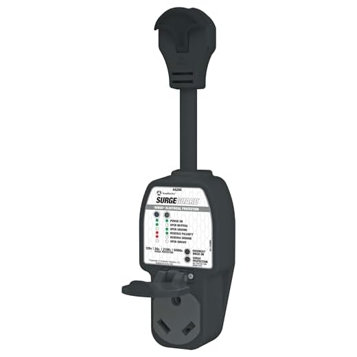 Surge Guard 44280 Portable Surge Protector - 120V, 30A,Black