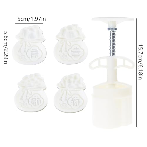Molde Profesional para Pasteles de Luna 50g y 75g Set 2/4 Pzs miniatura 4