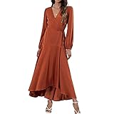 Ocasión: adecuado para otoño y primavera, perfecto para la vida diaria, el trabajo, las citas, la fiesta, la playa, las vacaciones, el hogar, las compras, etc. Un vestido de mujer imprescindible en tu armario. También es un gran regalo para su amante o novia para cumpleaños, día de San Valentín, Acción de Gracias, aniversario, etc.