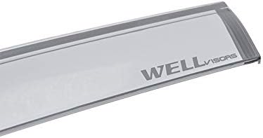 WellVisors Window Visors Wind Deflectors Compatible with Toyota 2019-2026 Corolla Hatchback Premium Series Rain Guards 3-847TY053