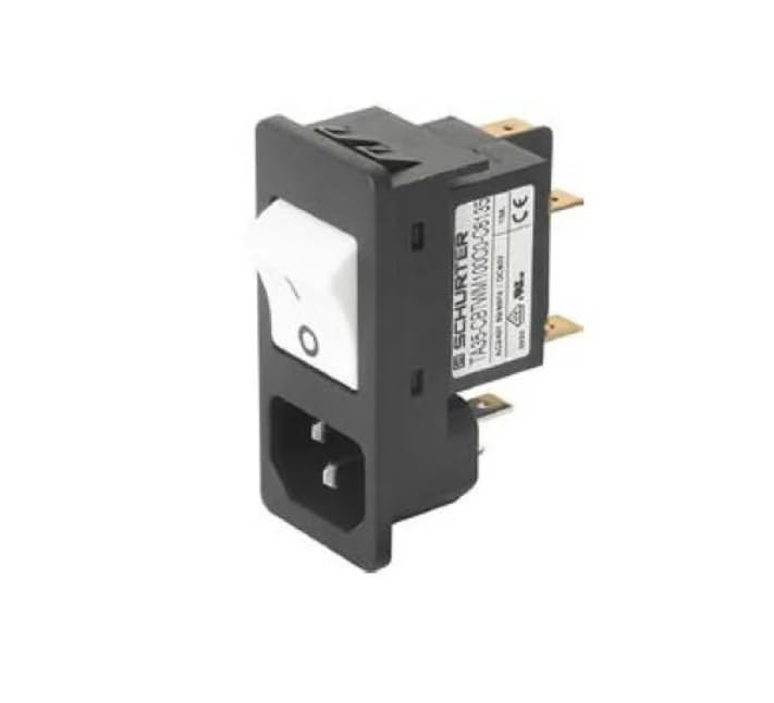 6135.0140.0210, AC Power Entry Modules 10A/250VAC 50Hz Panel Mount