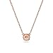 Swarovski Constella Pendant Necklace, White Crystals on a Rose Gold-Tone Finish Setting, Part of the Constella Collection
