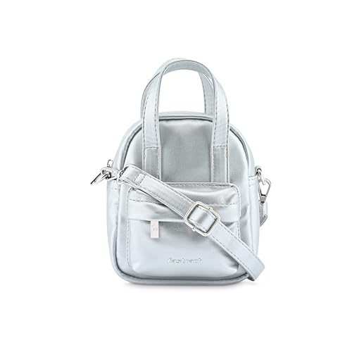 Image of Fastrack Puff Sling with Detachable Pouch | Faux-Leather Women's Handbags | Sling for Casual Carry