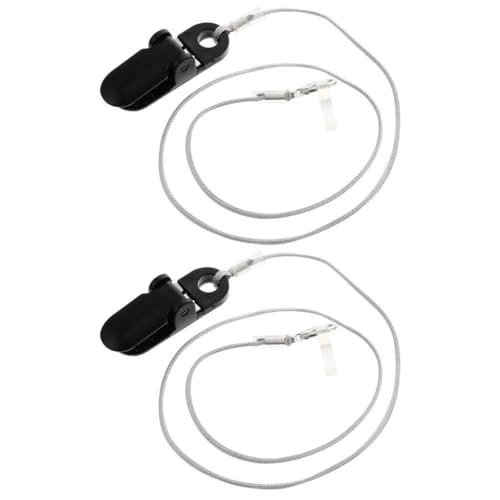 Ipetboom Hearing A-ids Clips 2pcs Adjustable Hearing A-ids Lanyard Anti-lost Clip String Hearing Protection Accessories Hearing Fixation Cord Rope for Adults Seniors Kids Binaural