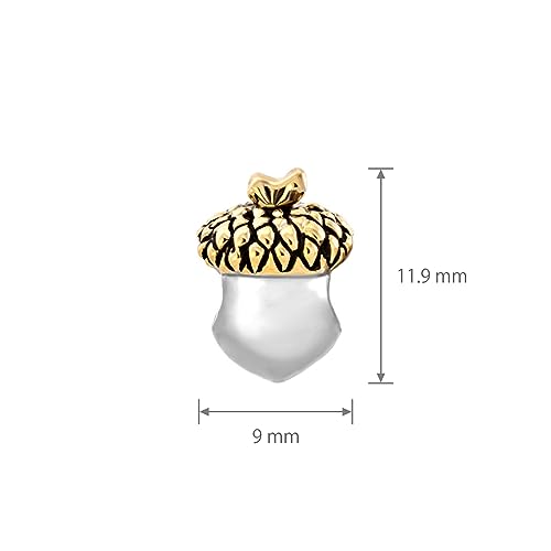 Acorn Charm for Women Mom Daughter Compatible with Pandora Bracelets4