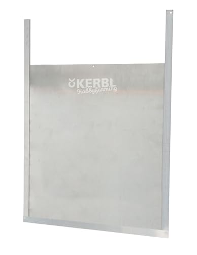 Kerbl Hobbyfarming Porte poulailler coulissante alu, 43x40cm, Taille L