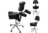 InkBed Patented Ergonomic Artist Chair, Adjustable Height, Memory Foam Seat with Back Support
