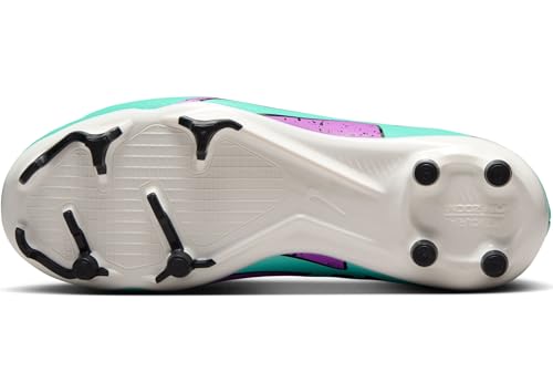 Nike Jr. Zoom Mercurial Superfly 9 Academy XXV MG (DJ5623-300, Hyper Turquoise/Black/White/Fuchsia Dream) Size 52