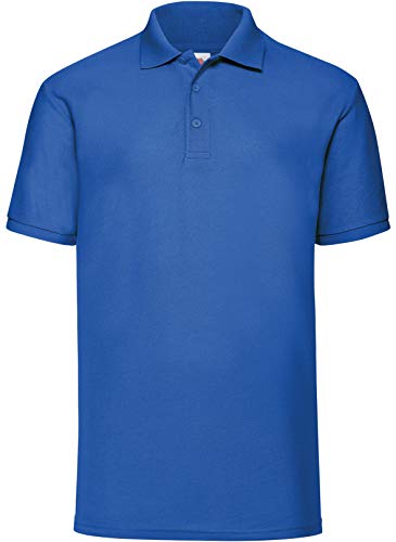 Fruit of The Loom Men's Polo Shirt, Royal, M