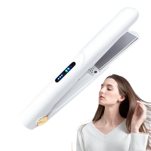 FANGZ Small Flat Iron - Ceramic Small Flat Iron,Rapid Heating Hair Straightening Irons, Intelligent Temperature Control, Straight Curly Hair