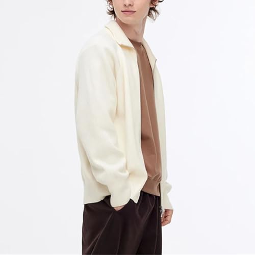 Men’S Knitted High Neck Cardigan Sweater Long Sleeve Zip Pullover Casual Slim Fit Layering Top4