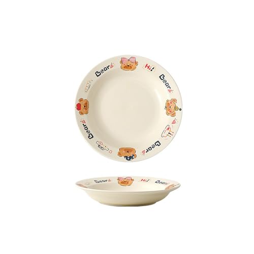 Kreatives kreisförmiges Keramikgeschirr für den Heimgebrauch, frischer...