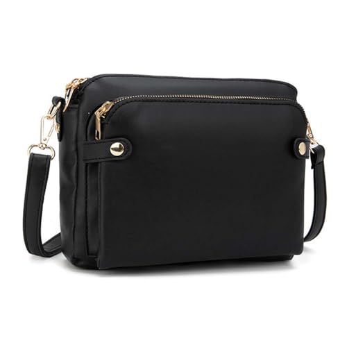 Gpmsign Crossbody Bag Gpmsign Crossbody Leather Bag 3 Layer Crossbody Leather Shoulder Bags with Built Compartments