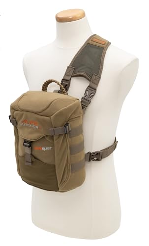ALPS OutdoorZ Adapt Sling Pack - Coyote Brown, Ultra-Quiet Fleece Hunting Crossbody Bag