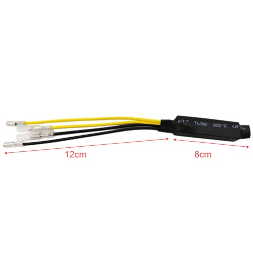 Image of Gebildet 4PCS Motorcycle Resistor 12V Motorbike Turn Signal Indicator Resistor 10W10Ω Adaptor Flash Fix Error LED for Motorcycle Motorbike(Y-067)