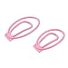 2 Men's Flat Fitness Clips with Fixed Auxiliary Support Strap Lightweight ABS Protective Cage Clamp Set-UShlZ54 (Pink)