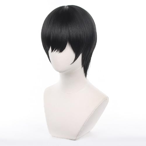 Image of Anime Wigs for Yoshida Hirofumi Cosplay Wig - Resistant Synthetic Wig for Role Play with Wig Cap for Festival,Costume Party