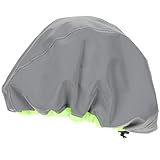 BUGUUYO Wiederverwendbarer Reflektierender Regen Helmüberzug aus Elastischem Material für Fahrrad...