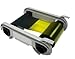 Evolis R6F003MD06 Color Ribbon YMCKOK - 200 Prints for Primacy ID Printers with 500 ID Zone Premium White Blank Plastic CR80 30 Mil PVC Cards