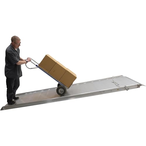 Vestil AWR-38-12A Aluminum Wheel Walk Ramp Overlapping Style 144 Inch X 38 Inch 1900 Lb. Capacity Silver thumb #4