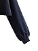 SweatyRocks Women's Casual Long Sleeve Crew Neck Letter Print Crop Top Sweatshirt Navy M