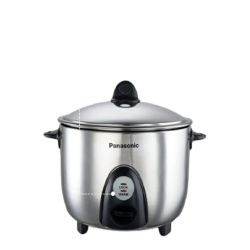 Panasonic SR-G18(SUS) I 660 Watts I Fully 304 Stainless Steel Automatic Electric Rice Cooker 1.8 Litres |3 Layer Stainless …