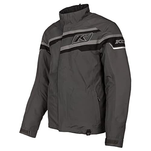 KLIM Mens Klimate Winter Insulated Snowmobile Gore-Tex Jacket Size 2XL - Asphalt - Black