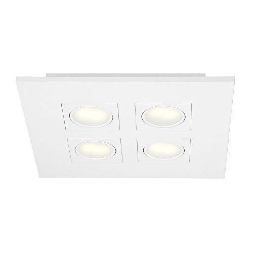 Eurofase 27992-012 Venue - 36W 4 LED Square Flush Mount - 14.5 Inches Wide by 2.25 Inches High, White Finish
