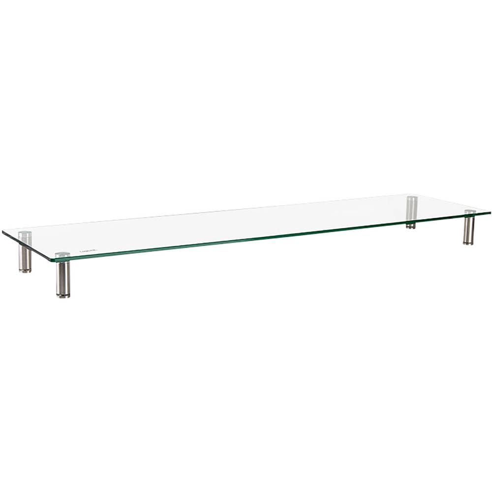 LogiLink TV- Monitorerh??Hung aus Glas (Dicke: 8mm), max. Belastung 20kg, h??henverstellbar, L??nge = 1m
