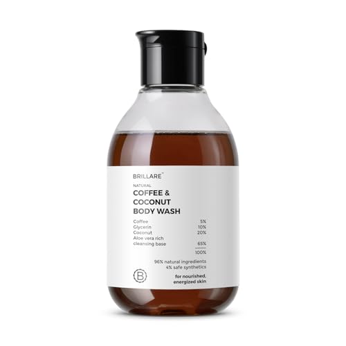 Brillare Coffee & Coconut Body Wash for Energized & Moisturised Skin